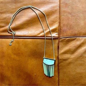 KENDRA SCOTT Mother Of Pearl Gold Necklace